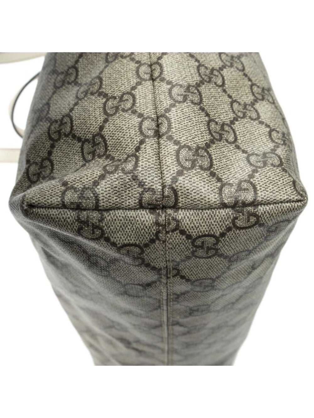 Gucci Large Zip Tote Beige Ivory Supreme Canvas - Picture 7 of 10